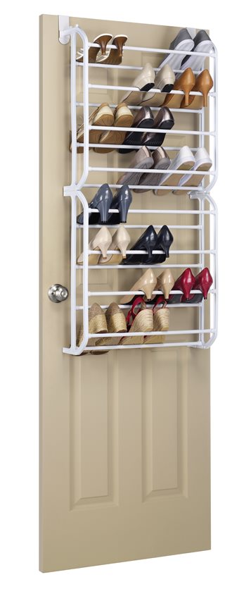 Whitmor Over The Door 24-Pair Shoe Rack