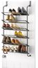 Whitmor Door Shoe Rack - Gunmetal Gray