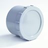 DYKA PVC End Cap with Screw Cover - 50mm Spigot Grey.