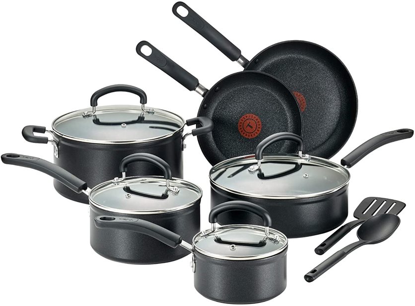 T-Fal ProGrade 12 Piece Titanium Non-stick Cookware Set