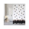 Shower Curtain - Polyester Textile, 180x200cm.