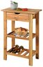 Kesper Kitchen Trolley Acacia Wood