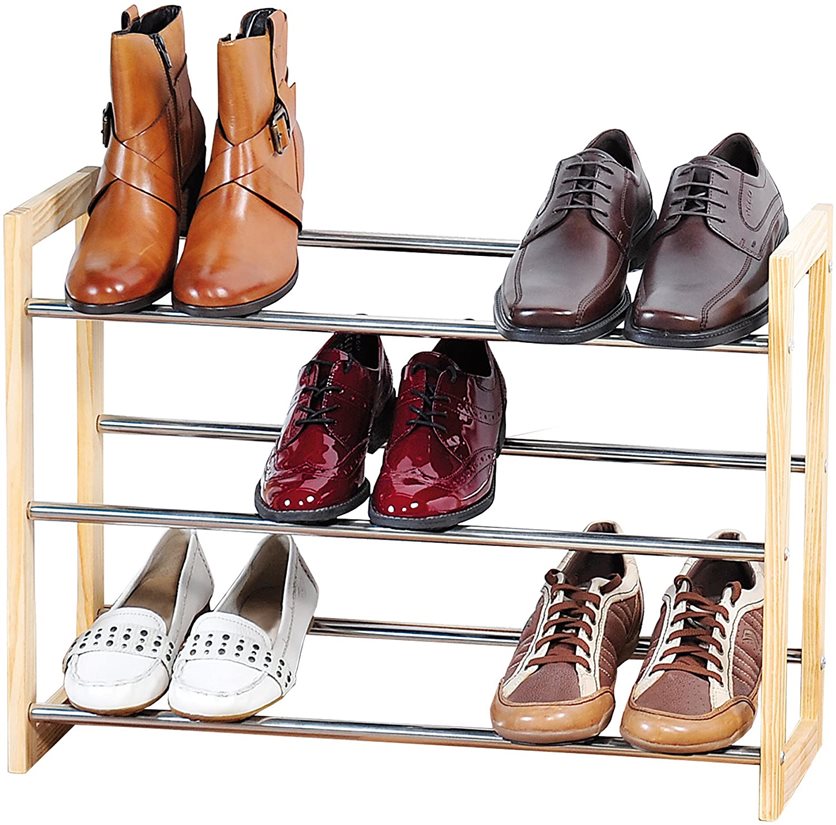 Kesper Extendable 3 Tier Shoe Rack.