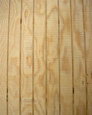 T1-11 Groove pine, 9mm, 4&apos;x8&apos; Untreated