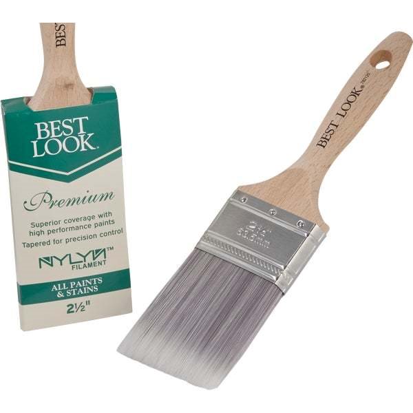 Best Look Premium 2.5 In. Flat Nylyn Paint Brush