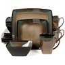 Tequesta 16 pc Dinnerware Set - Taupe - Square - Reactive - Stoneware