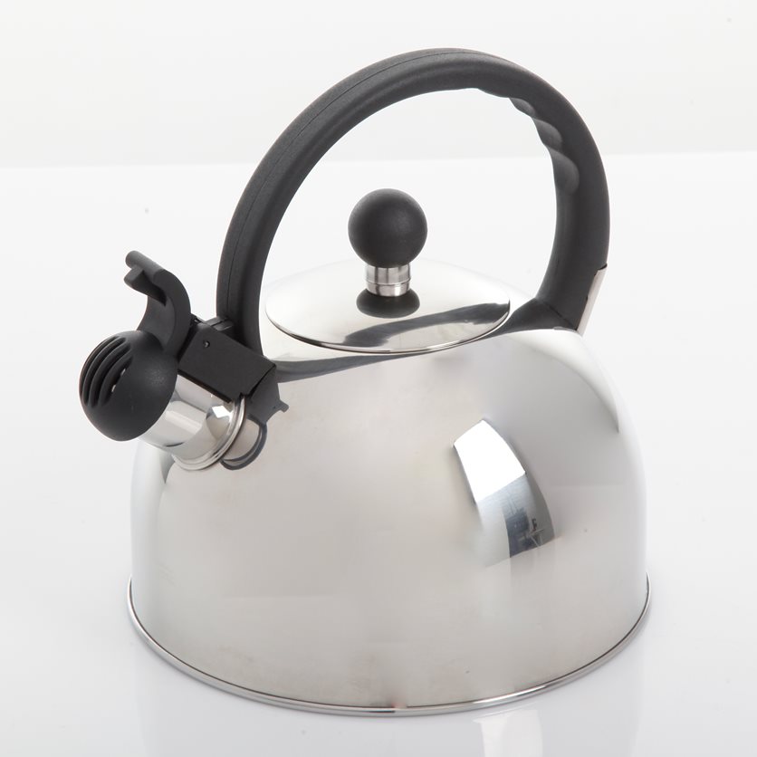 Springberry 2.25 Qt Whistling Tea Kettle - Stainless Steel - Nylon Handle - SS