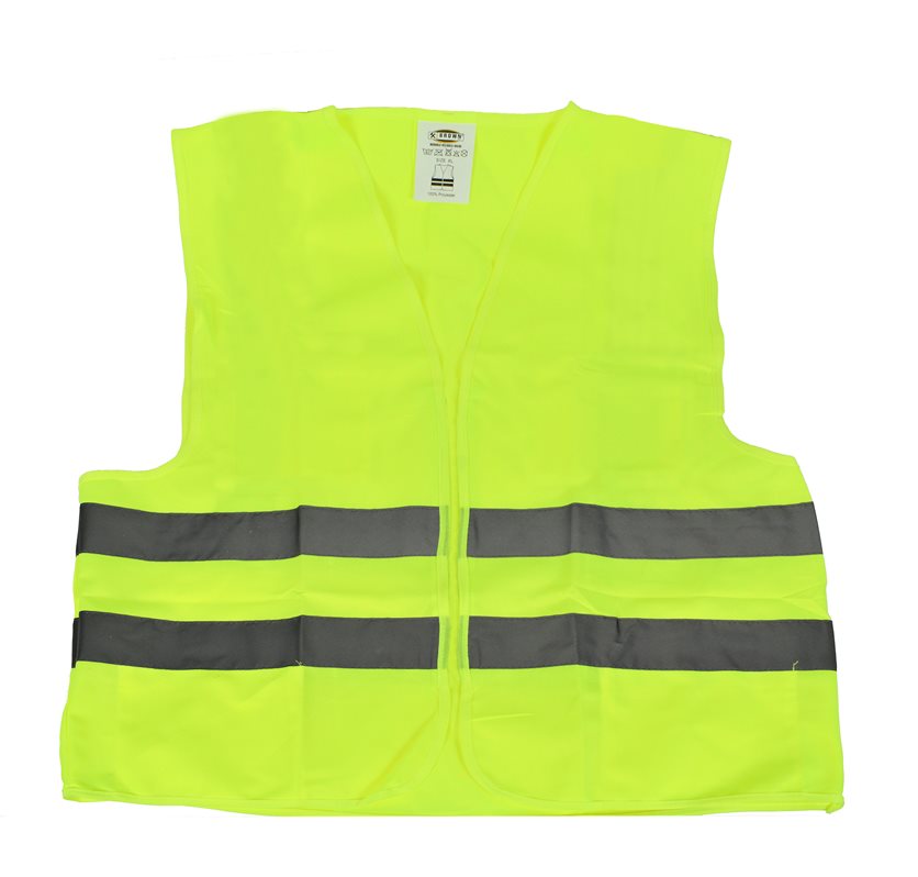 Reflective Safety Vest - Green - Large