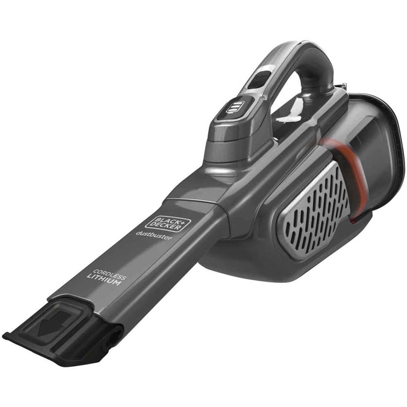 BLACK+DECKER Dustbuster Hand Vacuum (Chili Red + Base Charger with