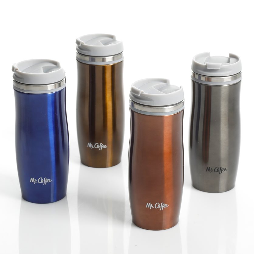 Kendrick 12.5 oz Thermal Tumbler - Double Wall - 4 Assorted Colors - Stainless Steel