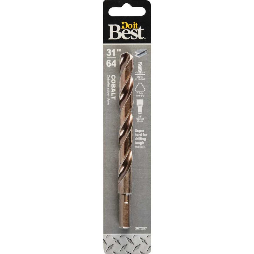 31/64 In. Cobalt Drill Bit