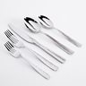 Royal Brighton 20 pc Flatware Set - Hammered - Mirror Polished - Stainless Steel - 2.5 mm