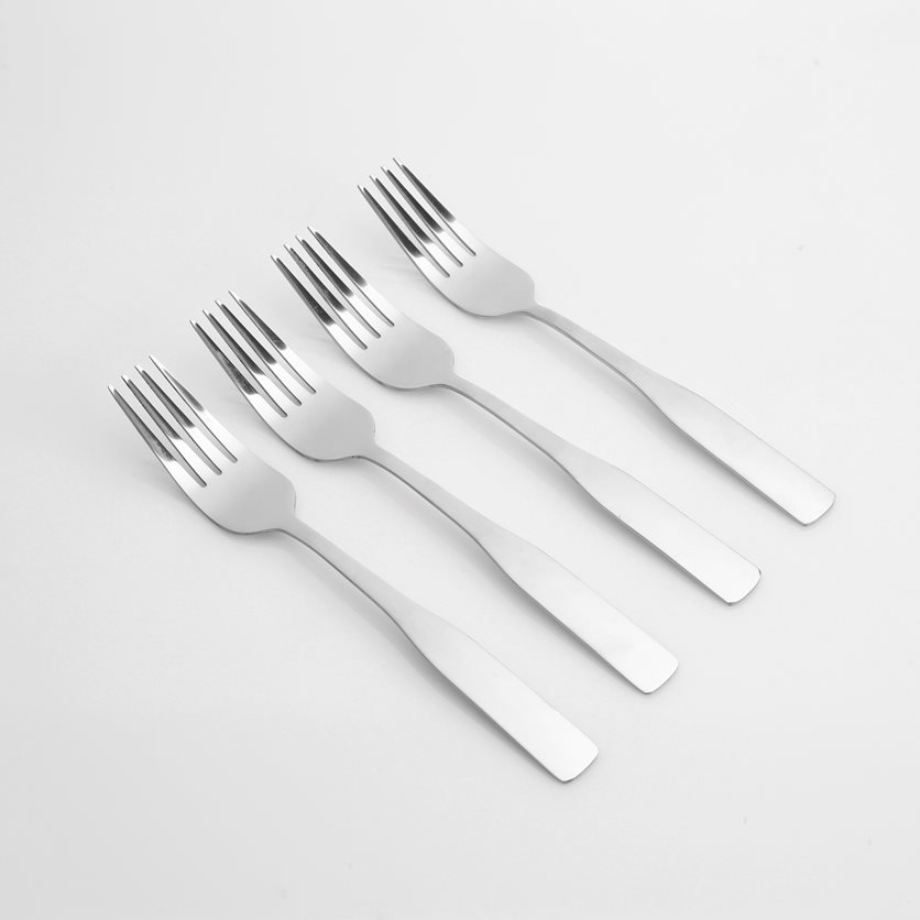 Classic Profile 4 Pack Dinner Fork - Mirror Polished - Stainless Steel - 2.0/1.8 mm