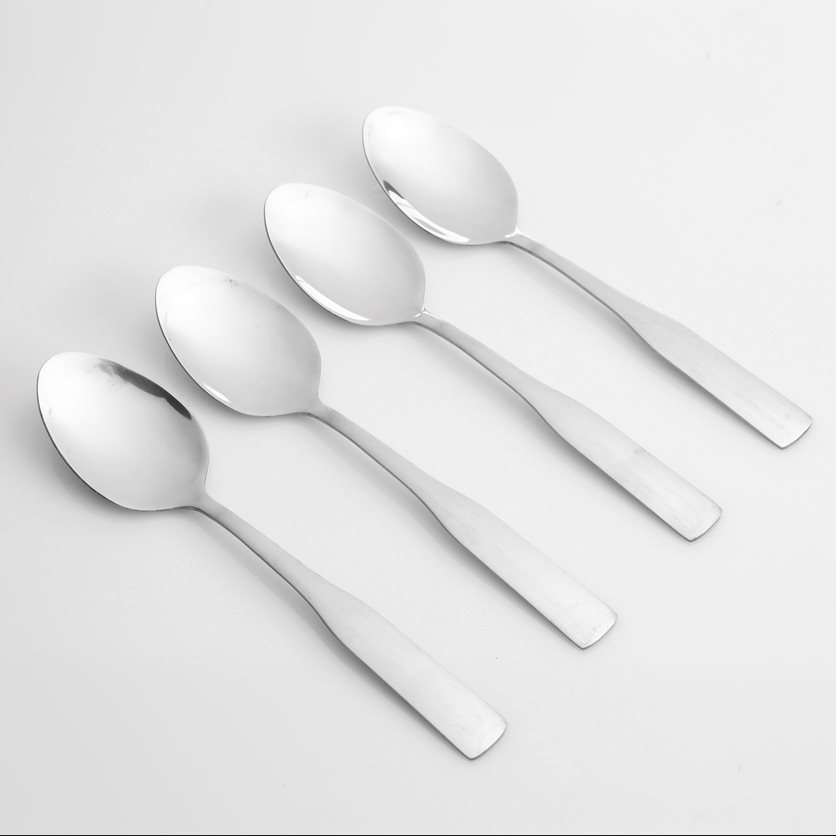 Classic Profile 4 Pack Dinner Spoon - Mirror Polished - Stainless Steel - 2.0/1.8 mm