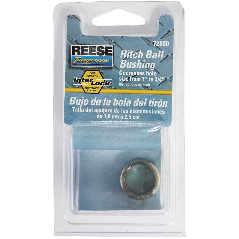 1 In. to 3/4 In. Hitch Ball Bushing