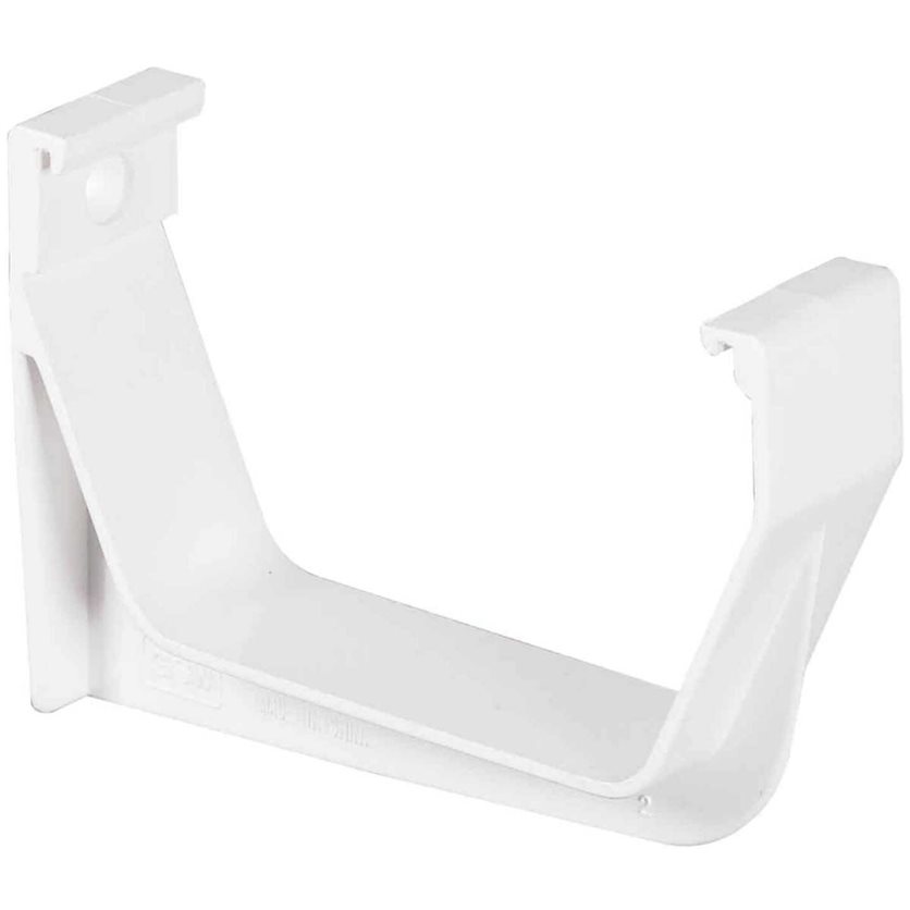 5 In. Contemporary White Vinyl Exterior Gutter Hook