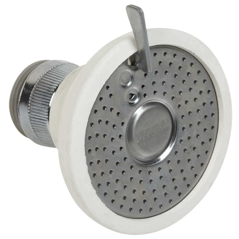 Screw-On Aerator for faucets with standard threads. Adjusts from stream to spray.