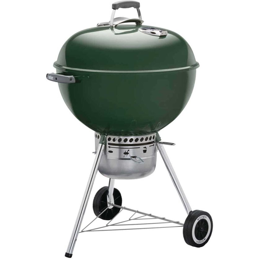 Weber Kettle Original 22 In. Dia. Green Premium Charcoal Grill