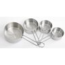 4 pc Measuring Cups - Matte Finish - Stainless Steel - 0.6 mm - O/S