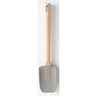 1 pc Silicone Spoonula - Warm Grey - Beech Wood Handle - O/S