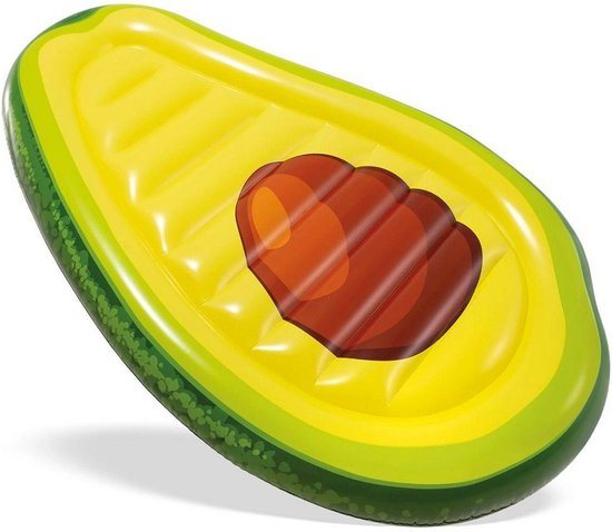 Airbed Avocado 168 Cm Vinyl Yellow/green