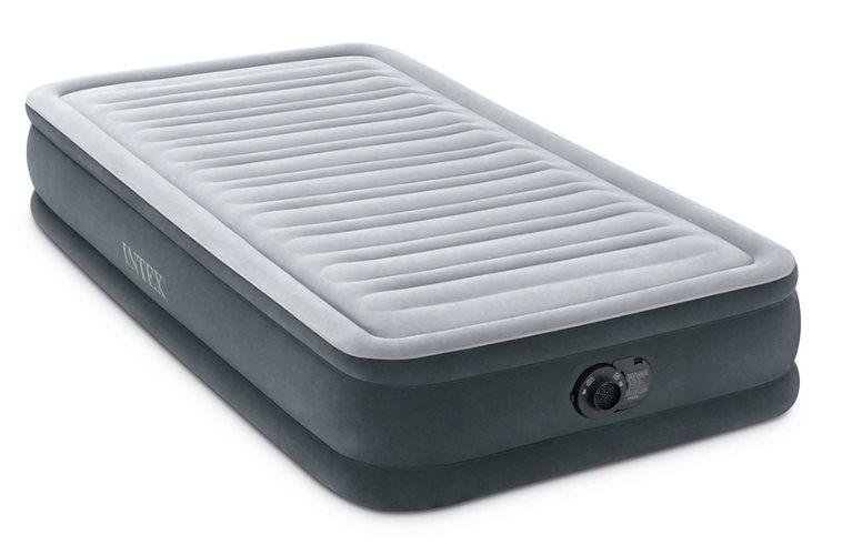 Deluxe Comfort-Plush Air Mattress 13 Twin w/ Built-In Electric Pump