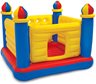 Jump-O-Lene Castle Bouncer - Inflatable bouncy castle, 175 x 175 x 135 cm, in vibrant red, blue, and yellow.