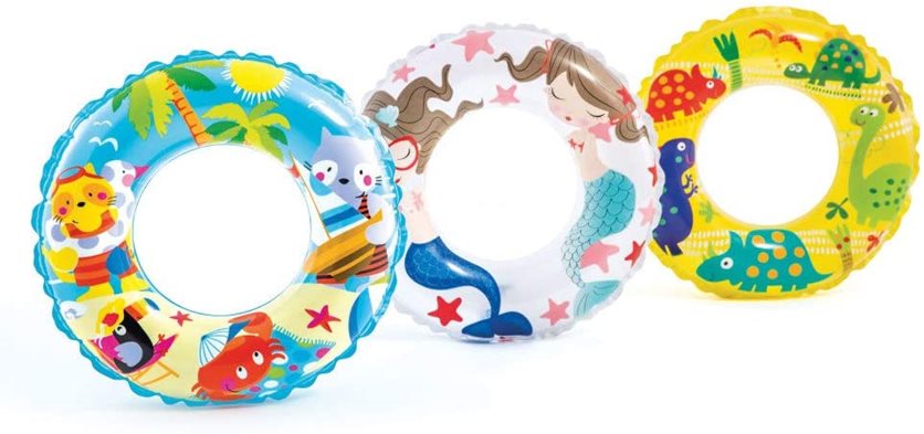 Swim ring, diameter 61 cm, Assorted Colors