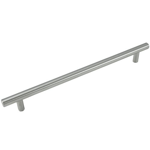 Steel T-Bar Pull - Polished Chrome - 224mm c/c