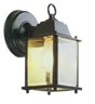 Outdoor Wall Lamp - Bronze Metal Finish + Glass.