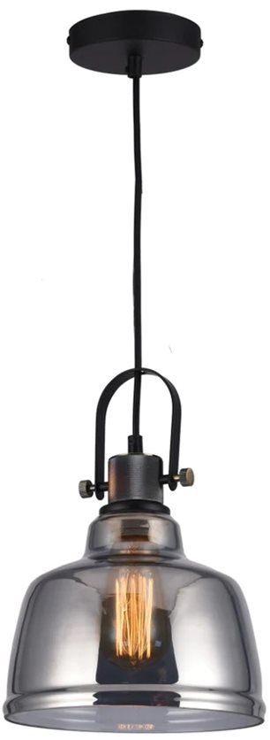 Decorative Modern Pendant Ceiling Lamp 1Xe27-40W With Smoky Shade