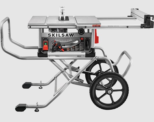 10 IN. Heavy Duty Worm Drive Table Saw With Stand