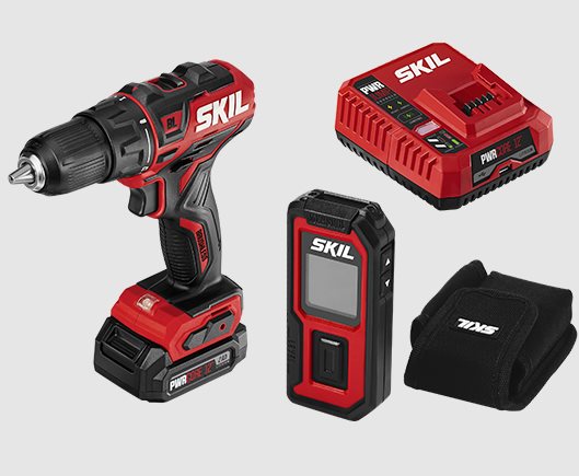 PWR CORE 12 Brushless 12V 1/2 IN. Drill Driver & Laser Measurer Kit