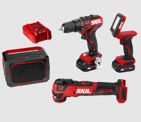 PWR CORE 12™ Brushless 12V 4-Tool Combo Kit