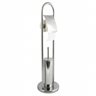 Toilet Paper Holder And Stainless Steel Toilet Brush - MSV brand.