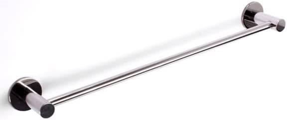 Mirror Polished Stainless Steel Towel Bar - 53cm.