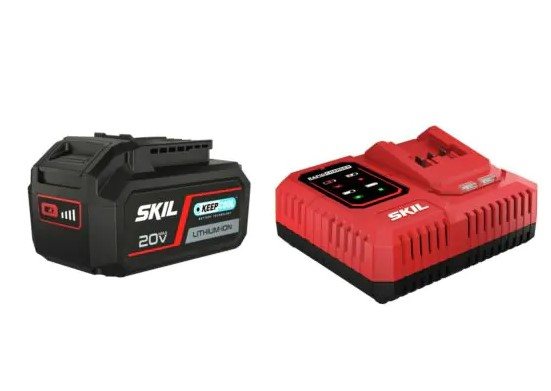 SKIL 20V Battery (18V) 4.0Ah Li-Ion + Rapid Charger