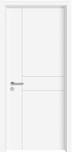 Solid Core Door, Model WS-W019, White, 211.5X83cm