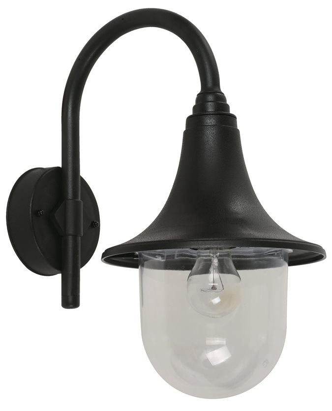 Outdoor Wall Lamp Sand Black - Illuminate Your Space.