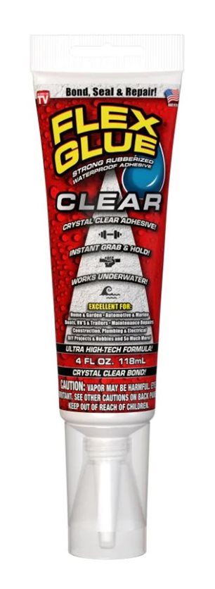 Flex Glue Clear - 4 oz Squeeze Tube