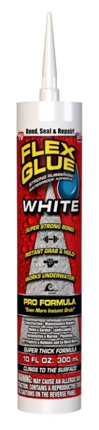 Flex Glue White - 10 oz Caulk Gun Cartridge