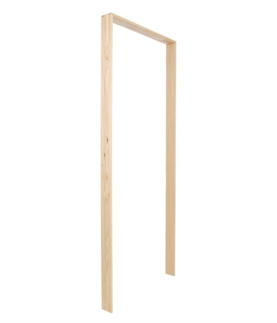 Knotty Pine Assembled Door Frame, perfect for doors up to 93cm wide.