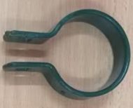 Single Green Round Steel Forti Panel Fitting