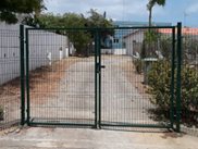 Green Forti Panel Double (Drive) Gate, 2030x3000mm.