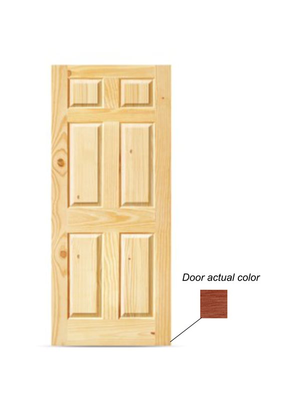 MERANTI DOOR, COLONIAL, 4 PANEL, 83X211.5CM