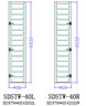 GLass Shutter Sidelite, 400 x 2032mm, Left side, Model SDSTW-40L