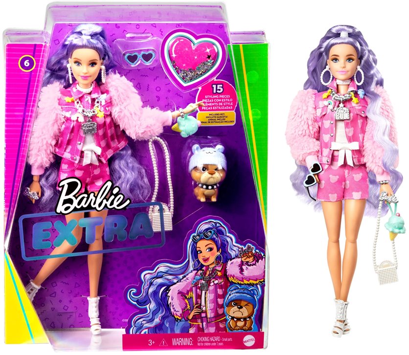 Barbie Extra Doll - Millie with Periwinkle Hair