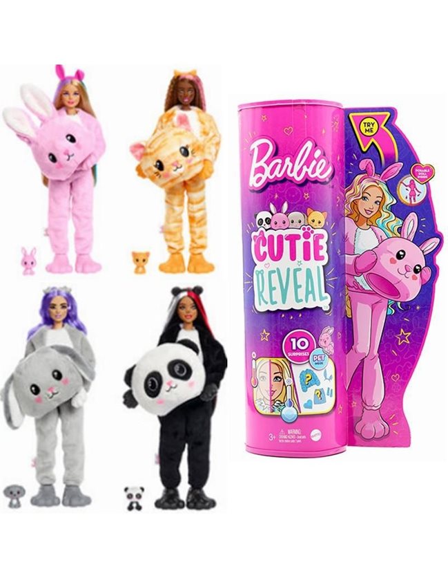 Barbie Cutie Reveal Cute Pet Fashion Series