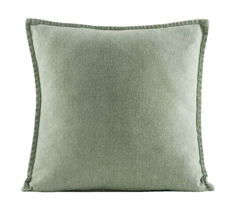 Decorative cushion Marijn - 45x45cm dark green.