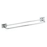 Chrome twin towel bar